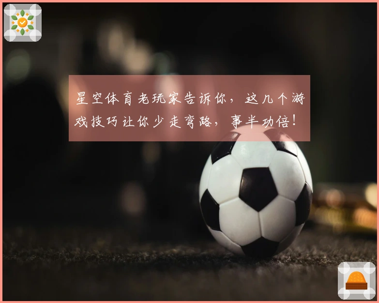 星空体育老玩家告诉你，这几个游戏技巧让你少走弯路，事半功倍！